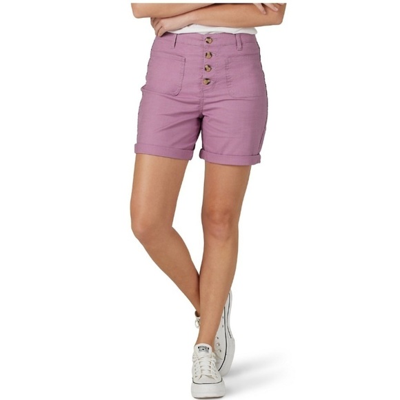 Lee Pants - LEE Relaxed fit High Rise Shorts | SIZE 4